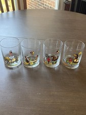 Vintage Norman Thelwell Equestrian High Ball Glasses picture