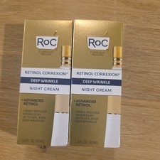 2 Pack RoC Retinol Correxion Deep Wrinkle Night Cream Advanced Retinol 2X 30 ml picture