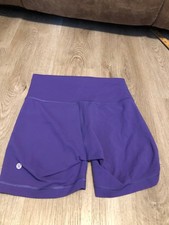 Women's Lululemon Workout Activewear Gym Shorts Size 8 Purple LW7BESS.0 M251 picture