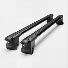 Universal Fitment Roof Racks Cross Bars Carrier Black 48'' Aluminum OPEN-BOX picture