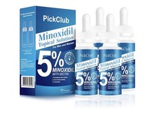 PickClub Minoxidil 5% Topical Solution with Biotin Unscented 60 mL/2 fl oz picture