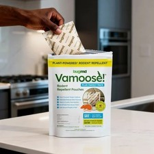8-pk Vamoose Plus Rodent Repellent Pouches, Plant Scent Repels Rats & Mice BugMD picture