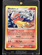 Blaziken HOLO 3/127 PLATINUM POKEMON CARD picture