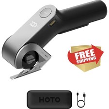 HOTO EdgeFlow Cordless Electric Scissors, Titanium Blade & LED Display picture
