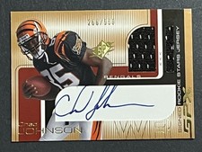 2001 SPx - SPx Signed Rookie Stars Jersey Chad Ochocinco Johnson #100  /550 🔥 picture