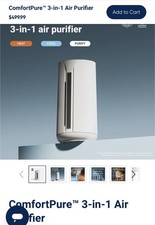 Blueair ComfortPure 3-in-1 Air Purifier, Heater & Fan - HEPA Silent 840sqft picture