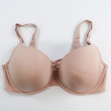 Torrid XO Plunge Push Up Bra Size 38DDD Solid Beige Padded EUC Underwire UW picture