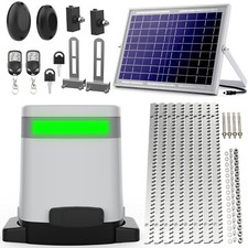 Blütezeit Automatic Sliding Gate Opener 1400LB Solar Powered/WiFi/Backup Battery picture