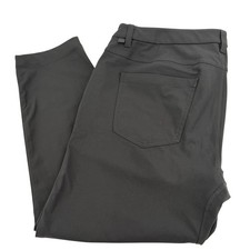 Lululemon ABC Slim Tapered Pants Mens 38 Dark Grey Warpstreme Excellent picture