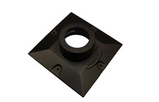 GAMA SONIC Black Aluminum Pier Base Mount for 3