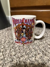 Vintage 1989 NBA World Champions Detroit Pistons Mug Cup Motor City Bad Boys picture