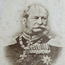 Antique CDV Cabinet Card Kaiser Wilhelm I Emperor of Germany King of Prussia  N1 picture