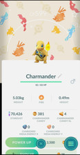 Pokémon Go✨ Shiny Charmander wearing Friede's goggles Background✨ - Mini PTC picture