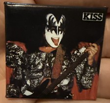 Kiss Gene Simmons Pin Licensed 80s 90s 1.5 x1.5 COMBINE SHIP picture