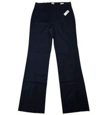 GAP Bi-Stretch Womens Pants Size 14 Tall Navy Blue Straight Leg NWT picture