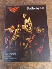 Sotheby’s Auction Catalog.  Old Masters. Evening Sale. London. 12/6/2017 picture