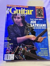 Guitar Player Feb 1988 Joe Satriani Soundpage Flexi Record Steve Vai picture