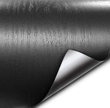 VViViD Black Ash Wood Grain Textured Vinyl Wrap Air-Release Adhesive (3ft x 48 I picture