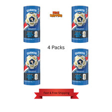 (4 Pack)Quaker Quick 1 Minute Oats, Oatmeal, Quick Cook, 42 oz Canister Dry Oats picture