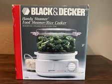 VTG NEW Black & Decker Handy Steamer HS80 Food Steamer / Rice Cooker 1991 picture