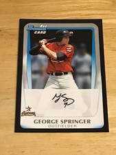 2011 Bowman Draft Picks & Prospects George Springer #BDPP81 picture
