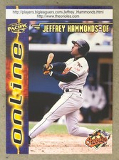 1998 Pacific Online - Web Cards - Jeffrey Hammonds - #89 - Orioles - NrMt picture