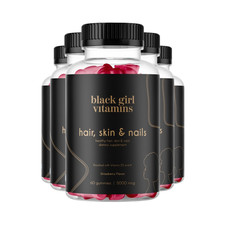 5-Pack Black Girl Vitamins Hair, Skin & Nails Support Gummies - 300 Gummies picture
