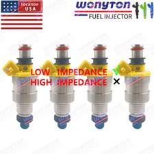 4Pcs Fuel Injectors 23250-16060 For 1988-1989 TOYOTA MR2 1.6L L4 picture