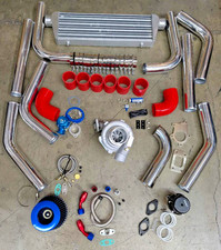 Stange 1 Universal T3/T4 Turbo Intercooler Piping Oil Kit Wastegate Bov 350HP+ picture