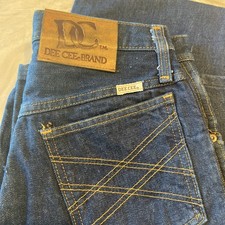 Vintage NOS DEE CEE Flare Fit Blue Denim Jeans 28x32 Western Pocket Made in USA picture