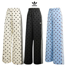 NWT adidas Originals Satin Polka Dot Wide Leg Pants Women AsiaFit 3Colors picture