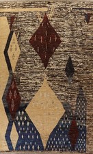 Geometric Moroccan 10x14 Tribal Large Rug Handmade Wool for Living Room Dining picture
