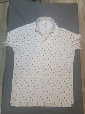 Johnnie-O Men's JO Merica Featherweight Performance Polo Shirt Size L Patriotic picture