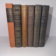 Vintage Book Lot of 6 Antique Hardcover ~1943 Total Peace Culbertson Oscar Wilde picture