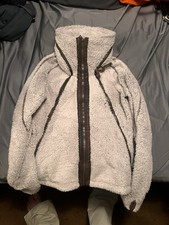 Kuhl Women’s Flight jacket Full Zip Fleece Jacket Gray Polyester Regular Size S picture