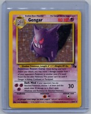 Gengar Fossil 5/62 Holo WOTC Vintage Pokémon TCG picture