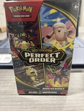 SEALED Pokemon Perfect Order Booster Bundle W/ 6 PACKS  picture