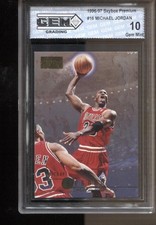 1996-97 Michael Jordan Skybox Premium #16 Gem Mint 10 Chicago Bulls GOAT picture