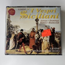 GIUSEPPE VERDI JAMES LEVINE NEW PHILHARMONIA - Verdi: I Vespri Siciliani - 3 CD picture