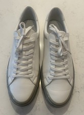 WORN ONCE Vince Fulton $250 Men's Rubber Dipped Sneakers Ivory/Smoke Size 13 picture