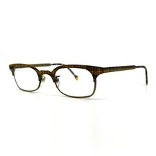 l.a.Eyeworks SWELL 466455 Eyeglasses Frames plaid Round Full Rim 45-23-135 picture
