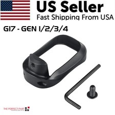 Anodized Aluminum Flared Magwell For Glock 19/17/22/24/31/34/35/37 Gen 1/2/3/4/5 picture