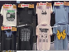 Weezer The Gathering Tour Merch 2026 North America T-Shirt Reprint picture