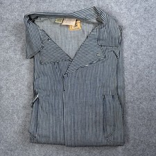 Vintage 50s Blue Bell Wrangler Coveralls Hickory Stripe Sanforized Size 52 R NOS picture
