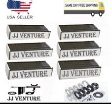 6 BOX 1 OZ BLACk WHEEL WEIGHTS STICK-ON ADHESIVE TAPE 54 LBS LEAD-FREE 864 PCS picture
