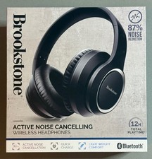 Brookstone Active Noise Canceling Wireless Headphones BRAND NEW IN BOX picture