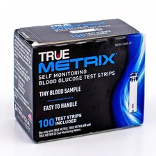 100 TRUE Metrix Blood Glucose Diabetic Test Strips picture