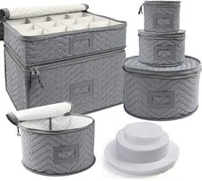China Storage Containers Plate Cup Flatware Platter Hard Shell Stackable Holders picture
