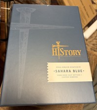 Humble Lamb BSB HIStory Blue New American Standard Holy Bible Lambskin With Box picture