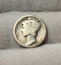 1921 P Mercury Dime 10c Low Mintage Key Date 90% Silver Full Date US Coin M-21BE picture